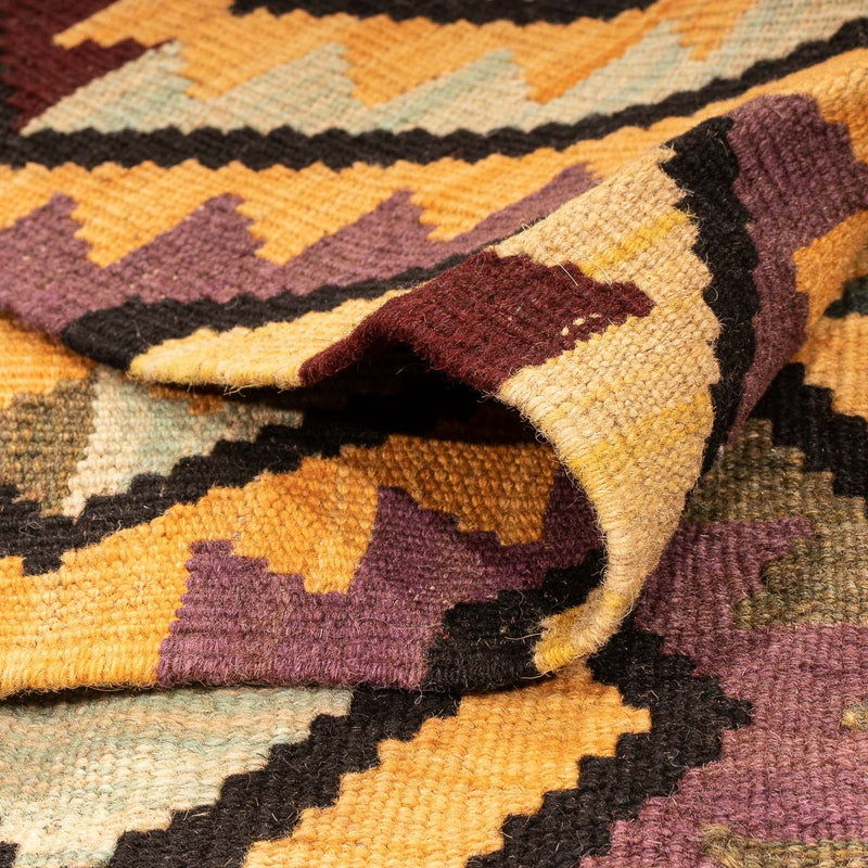 Tappeto Kelim - Splash - 193 x 154 cm - multicolore