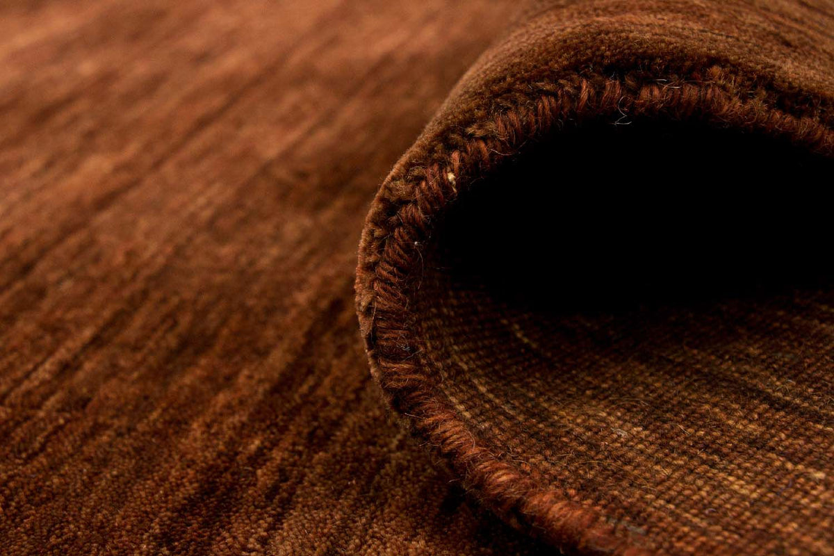 Tappeto corsia Tappeto Gabbeh - Indus - 300 x 80 cm - marrone