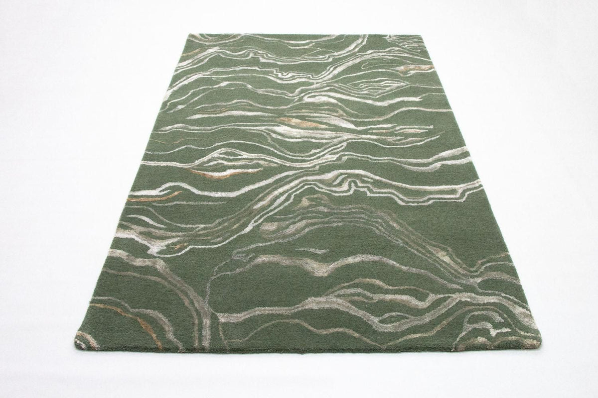 Tappeto di design - 242 x 153 cm - verde