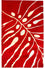 Tappeto di design - 245 x 152 cm - rosso