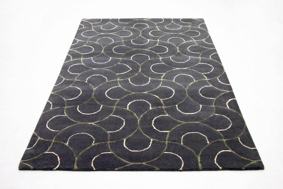 Tappeto di design - 242 x 152 cm - blu