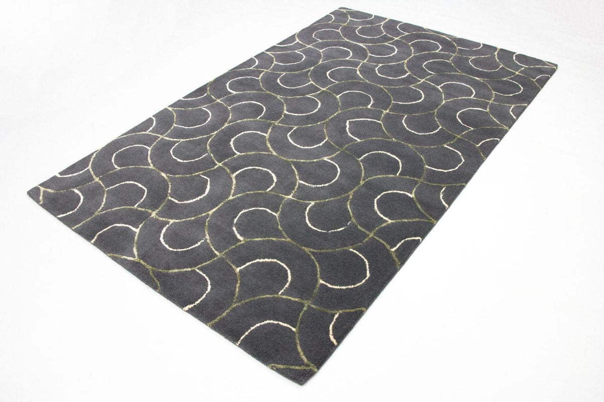 Tappeto di design - 242 x 152 cm - blu