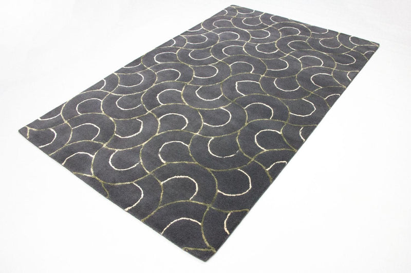 Tappeto di design - 242 x 152 cm - blu