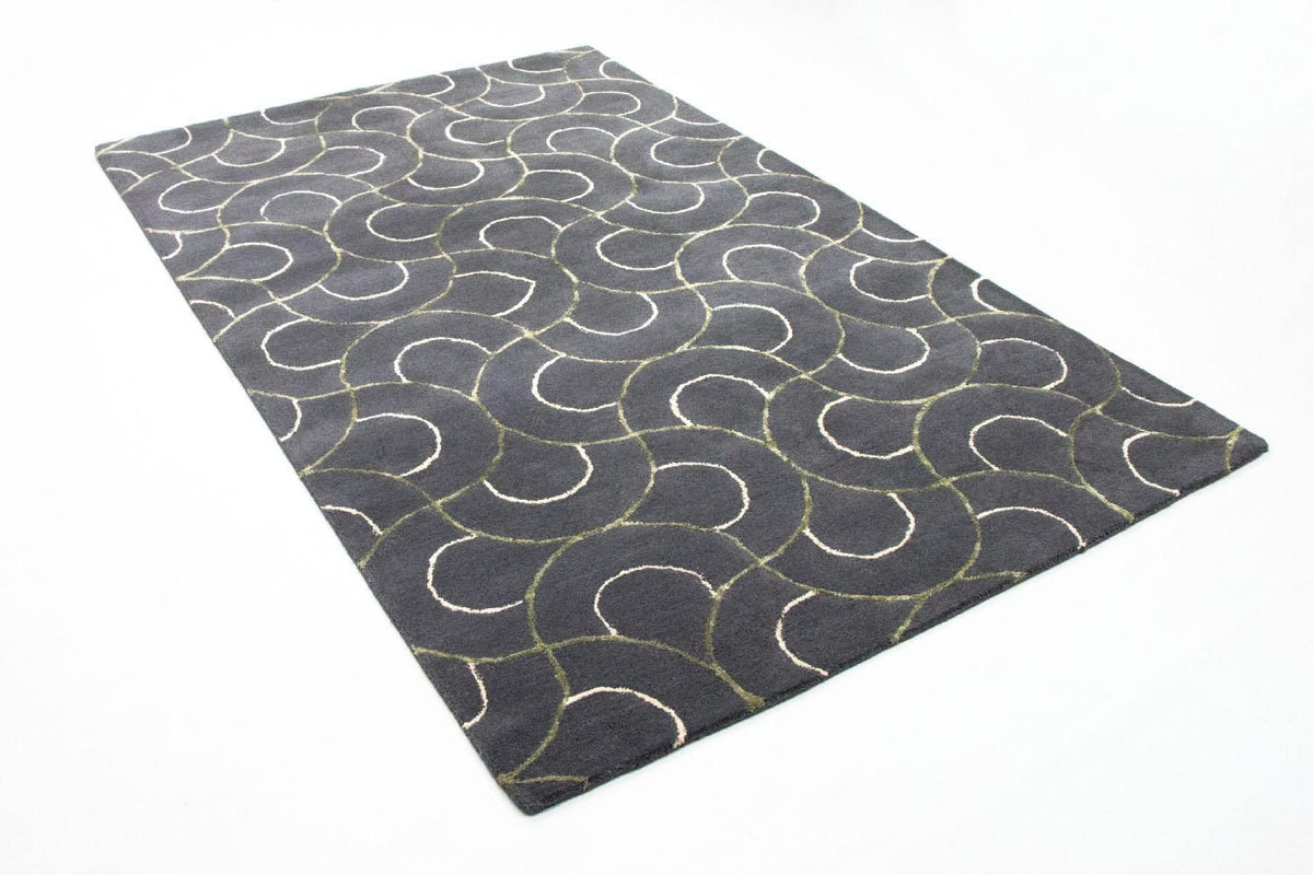Tappeto di design - 242 x 152 cm - blu