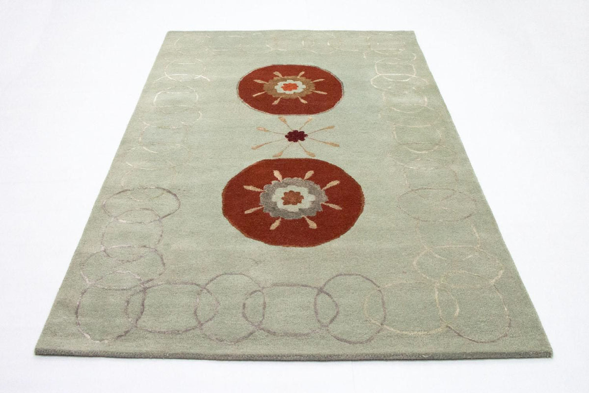 Tappeto di design - 239 x 150 cm - argento