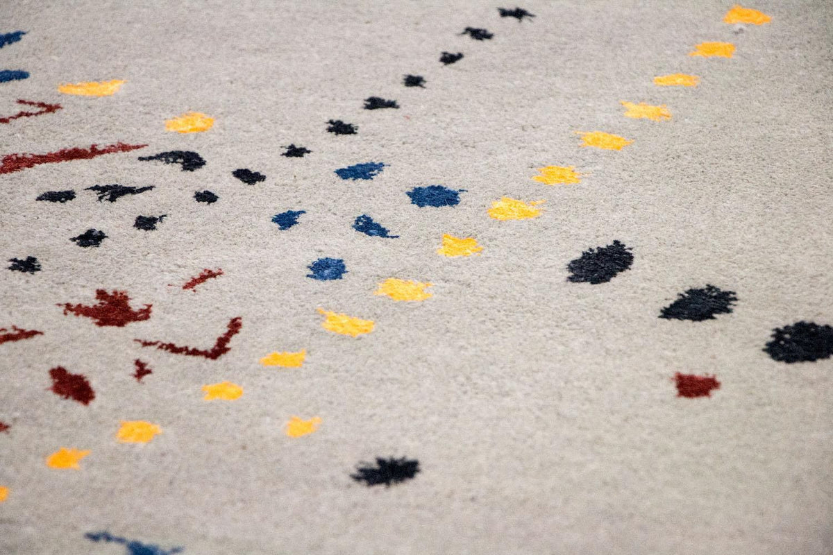 Tappeto di design - 242 x 155 cm - marrone
