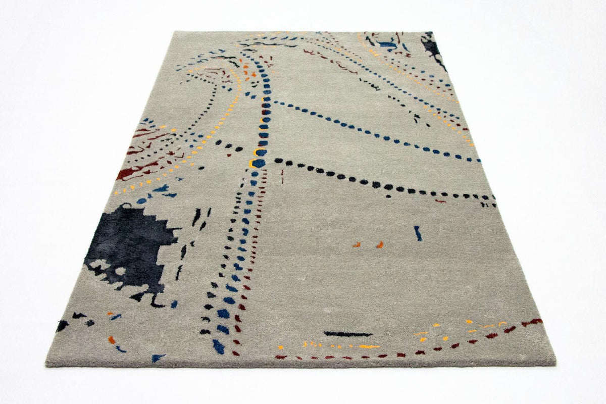 Tappeto di design - 242 x 155 cm - marrone