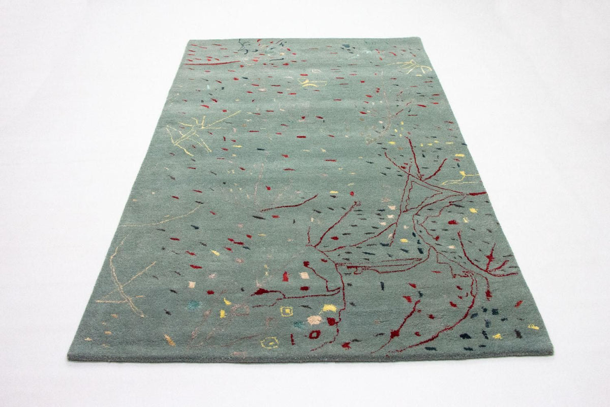 Tappeto di design - 243 x 156 cm - blu chiaro