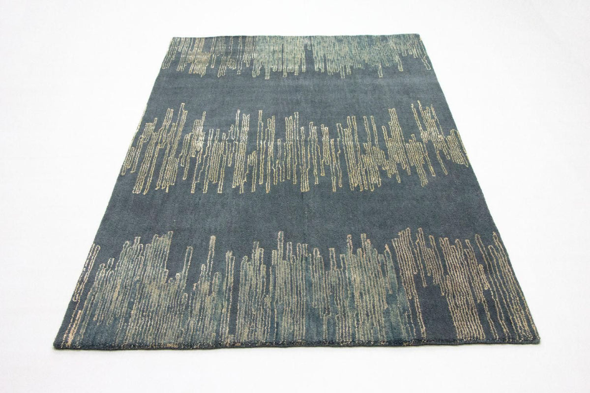 Tappeto di design - 246 x 154 cm - blu