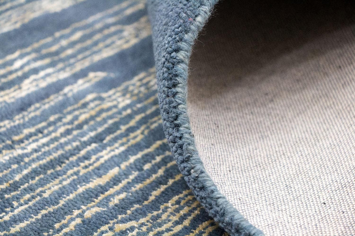Tappeto di design - 246 x 154 cm - blu