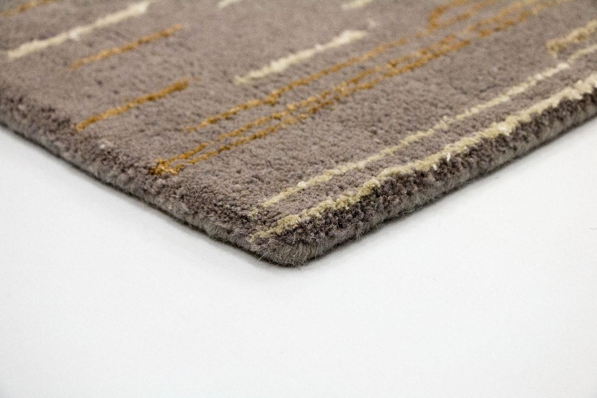 Tappeto di design - 242 x 151 cm - marrone