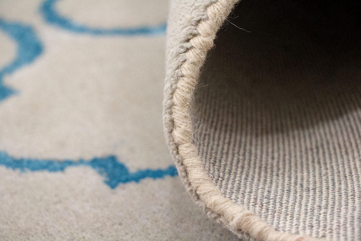 Tappeto di lana - 241 x 150 cm - beige
