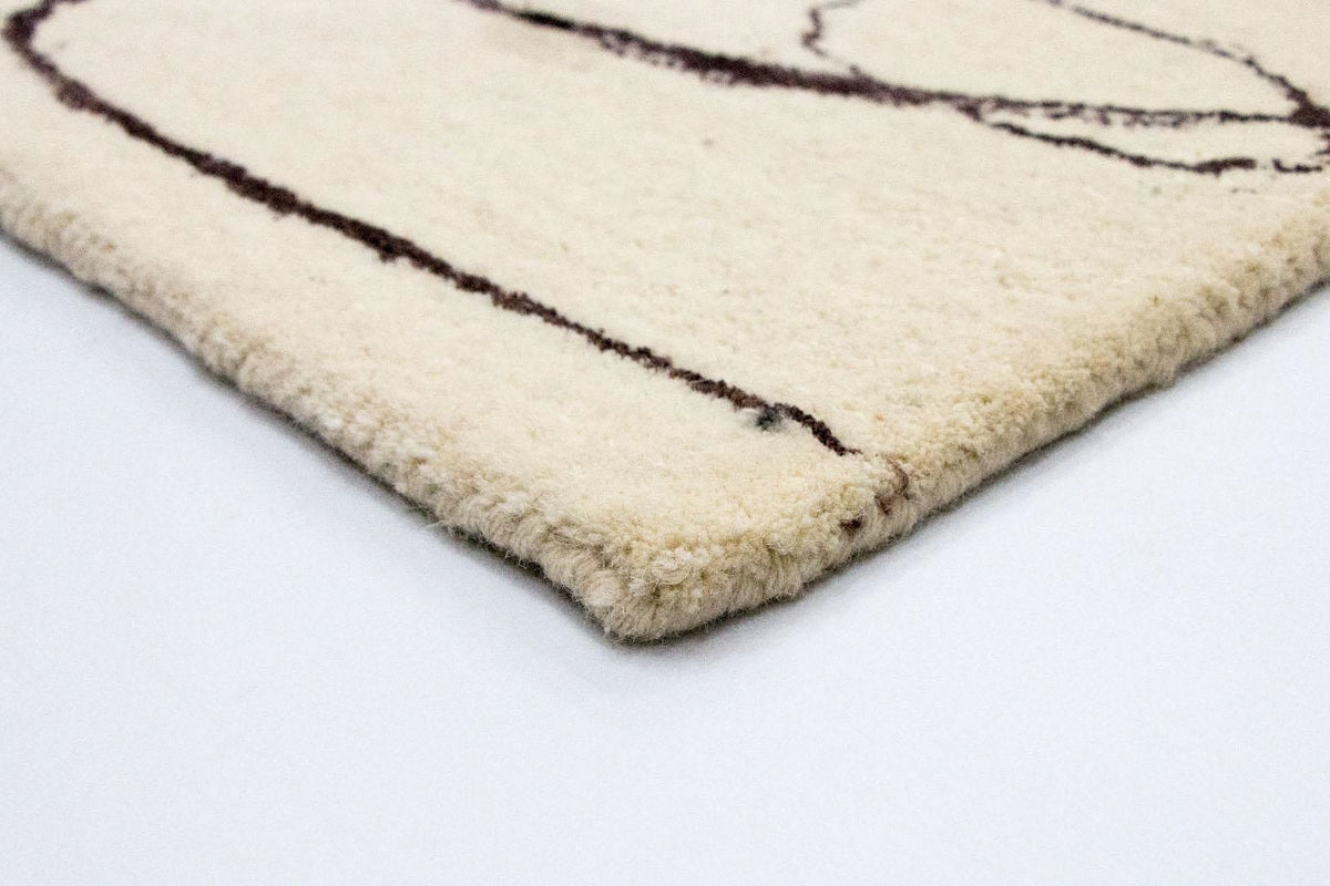 Tappeto di design - 243 x 153 cm - beige
