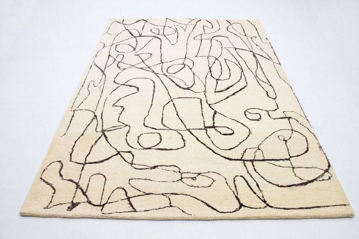 Tappeto di design - 243 x 153 cm - beige