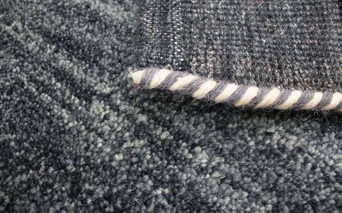 Tappeto Gabbeh - Indus - 90 x 60 cm - grigio scuro