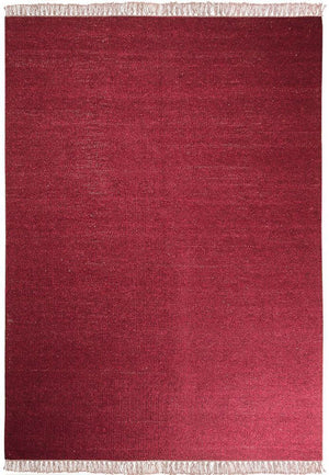 Tappeto Kelim - Tendenza - 200 x 140 cm - rosso scuro