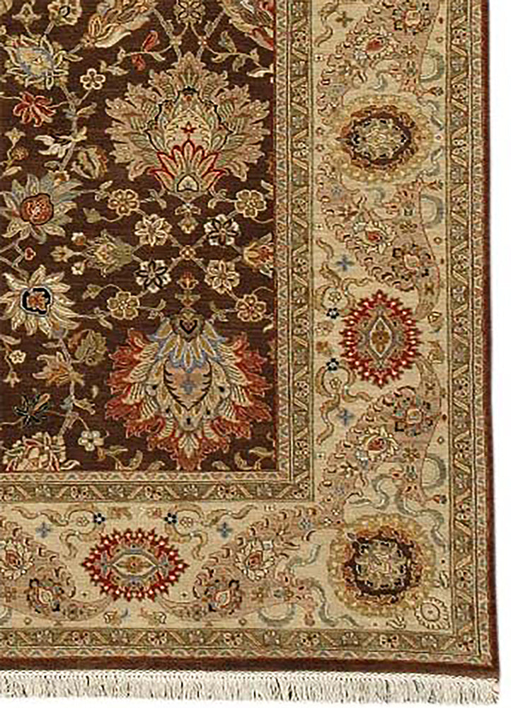 Tappeto corsia Tappeto di lana - 420 x 75 cm - beige