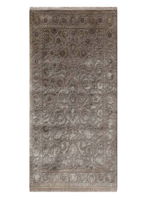 Tappeto corsia Tappeto di lana - 240 x 75 cm - taupe