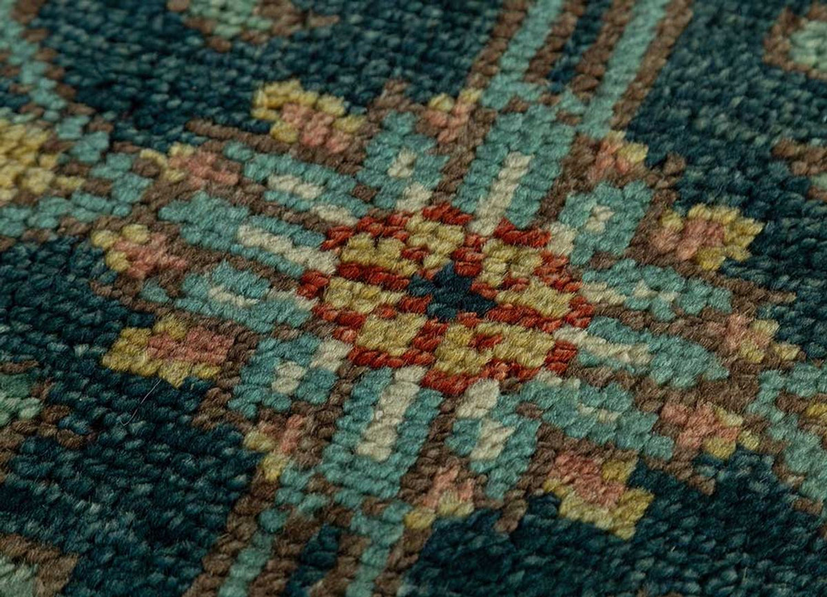Tappeto di lana - 300 x 200 cm - verde scuro