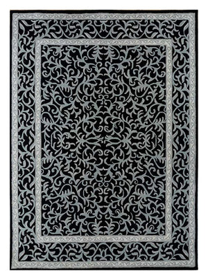 Tappeto di lana - 300 x 240 cm - antracite