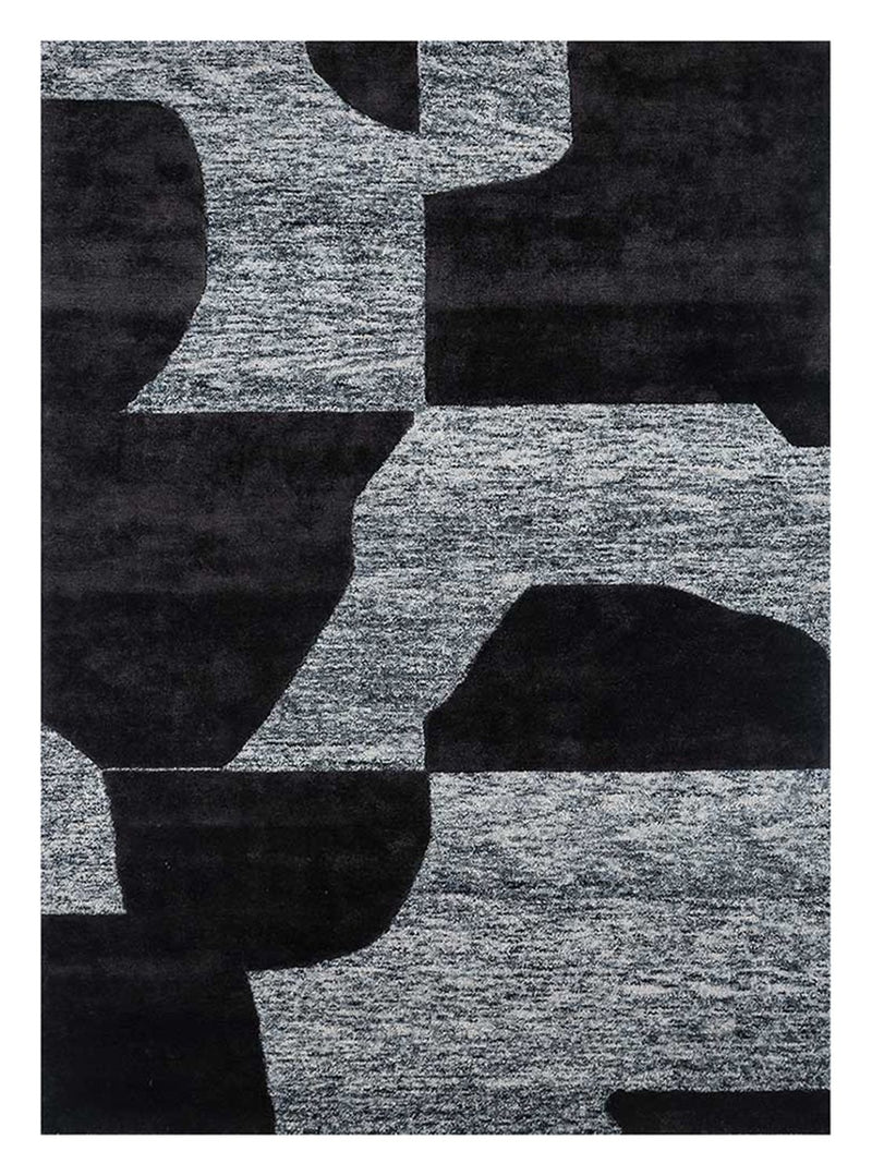 Tappeto di lana - 270 x 180 cm - bianco e nero