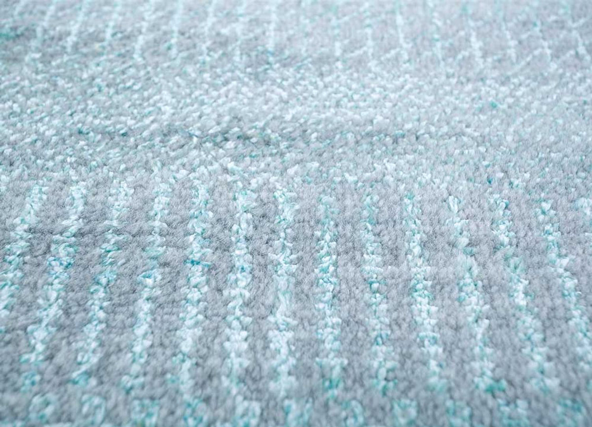 Tappeto di lana - 300 x 240 cm - blu chiaro