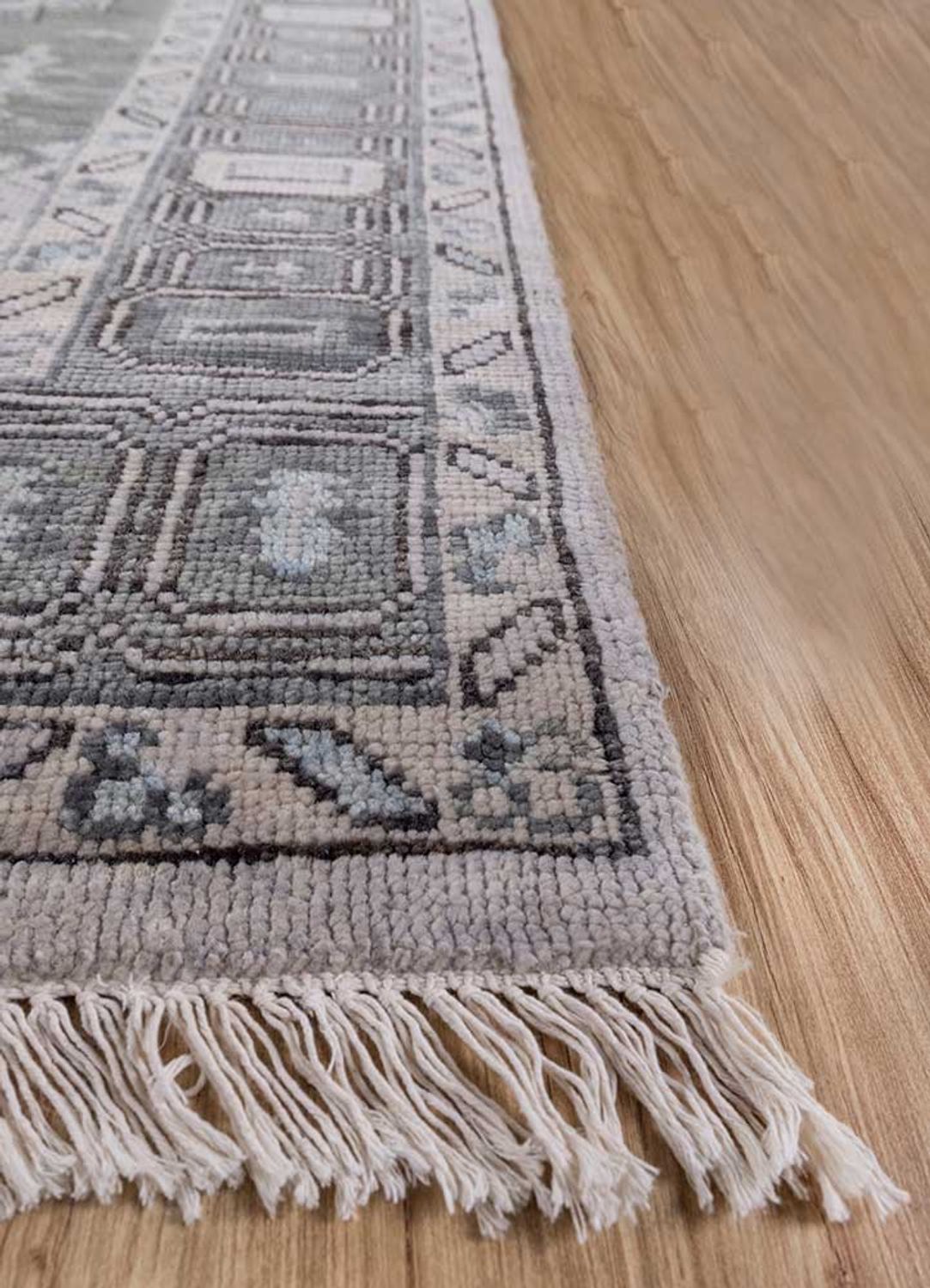 Tappeto di lana - 300 x 240 cm - argento