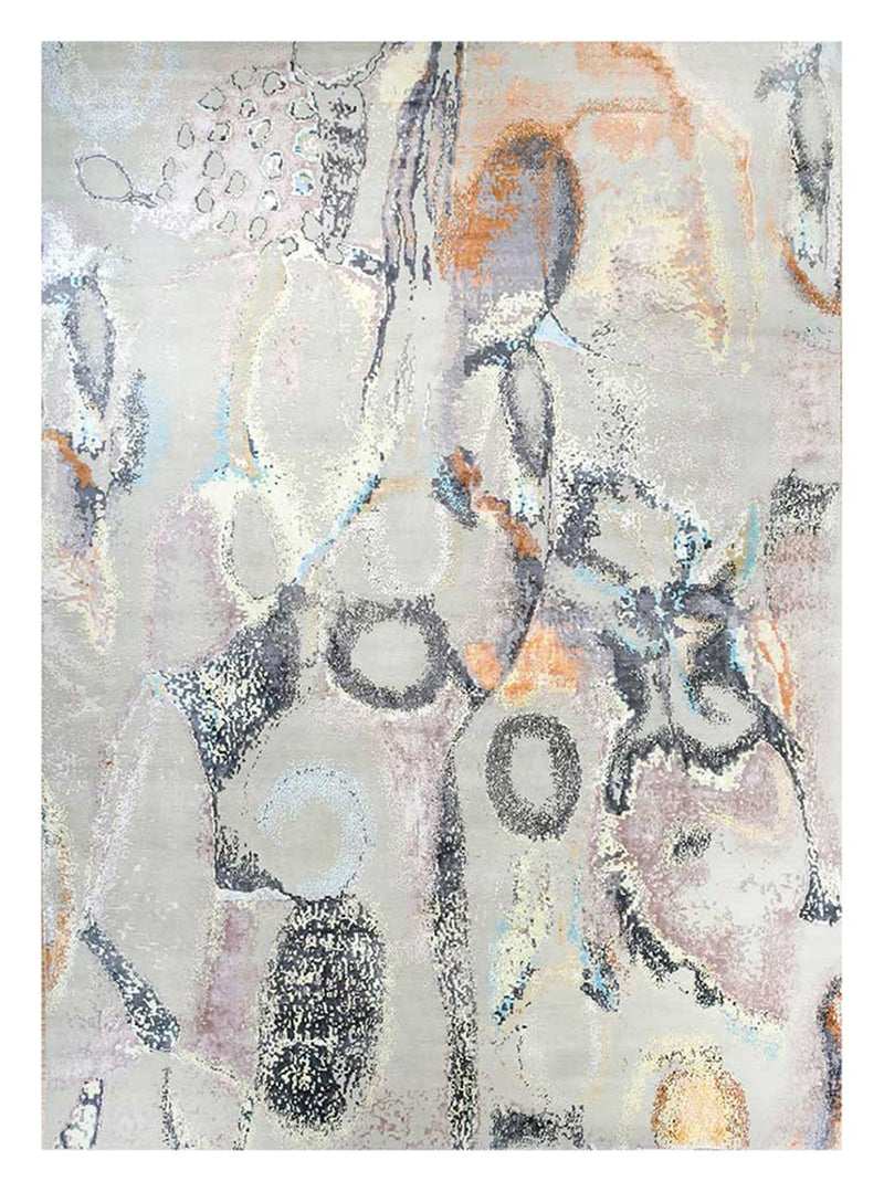 Tappeto di design - 450 x 360 cm - argento