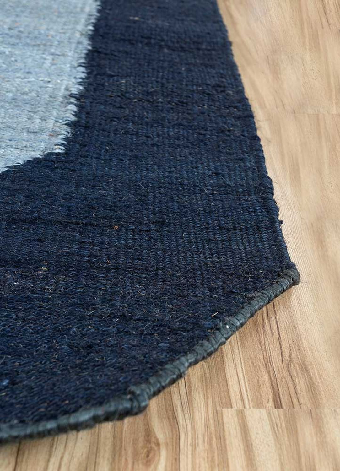 Tappeto Sisal forma speciale - 270 x 180 cm - blu