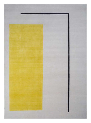 Tappeto di lana - 360 x 270 cm - grigio chiaro