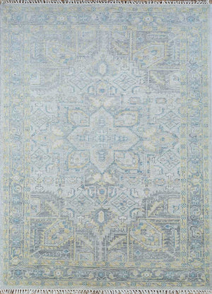 Tappeto di lana - 270 x 180 cm - blu chiaro