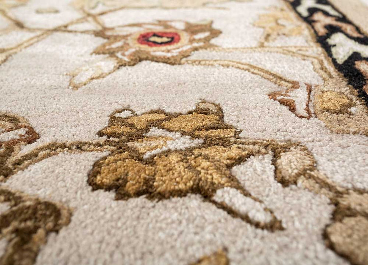 Tappeto di lana - 270 x 180 cm - crema