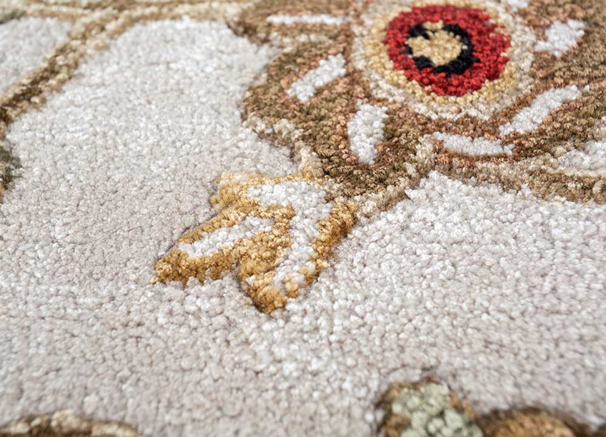 Tappeto di lana - 270 x 180 cm - crema