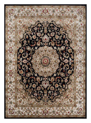 Tappeto di lana - 300 x 240 cm - blu scuro