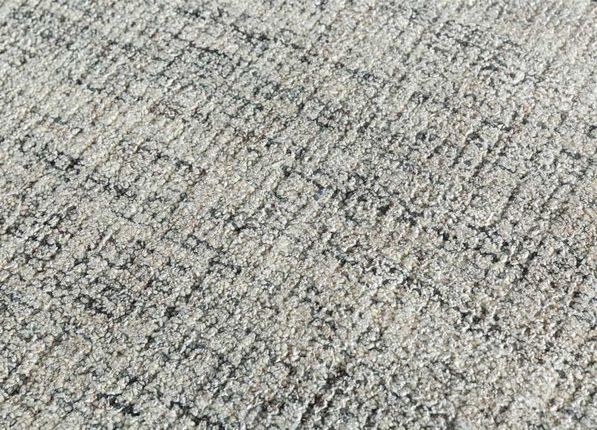 Tappeto di lana quadrato - 120 x 120 cm - grigio chiaro