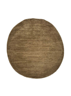 Tappeto di lana forma speciale  - 210 x 165 cm - beige scuro