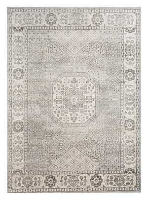 Tappeto di lana - 300 x 240 cm - argento