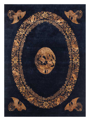 Tappeto di lana - 300 x 240 cm - verde
