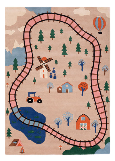 Treno Tappeto per Bambini