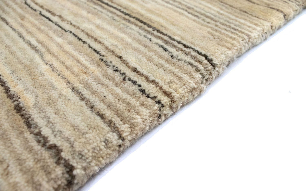 Tappeto di lana - 124 x 63 cm - naturale