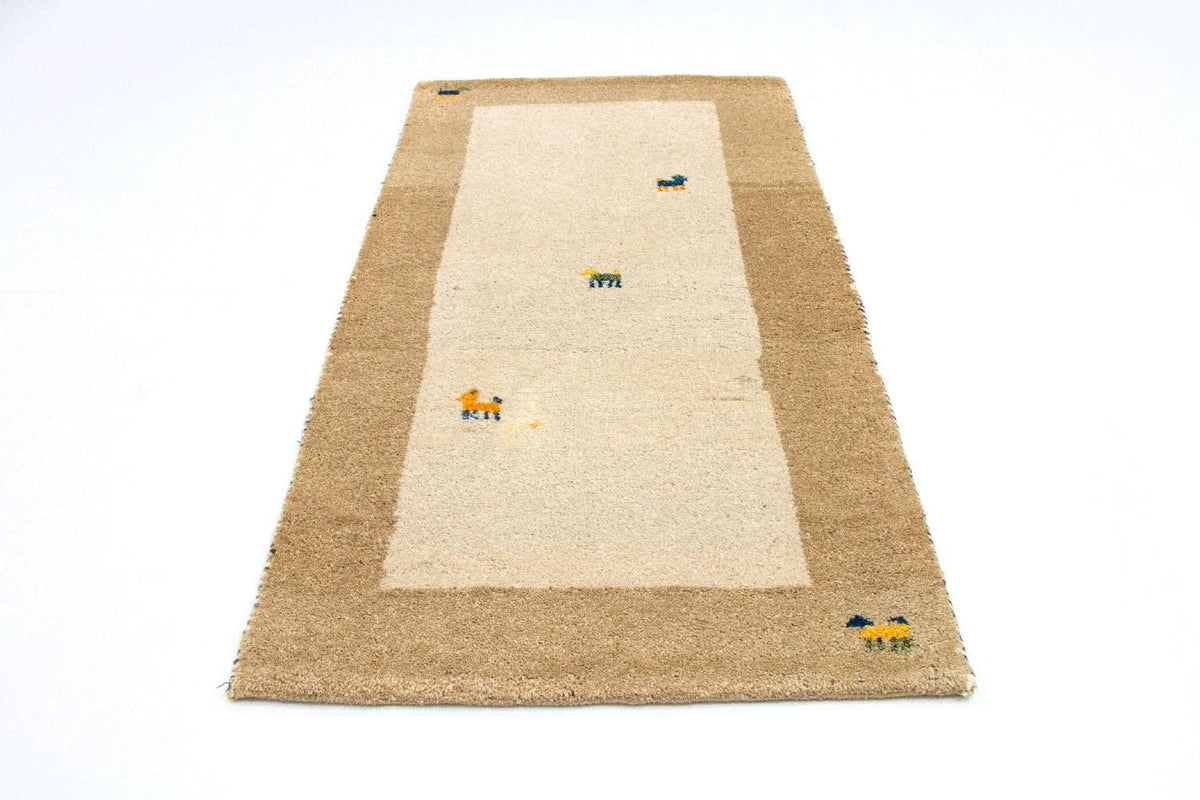 Tappeto Gabbeh - Indus - 140 x 70 cm - beige
