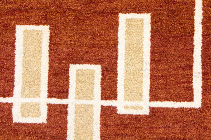 Tappeto Gabbeh - Indus - 140 x 70 cm - ruggine