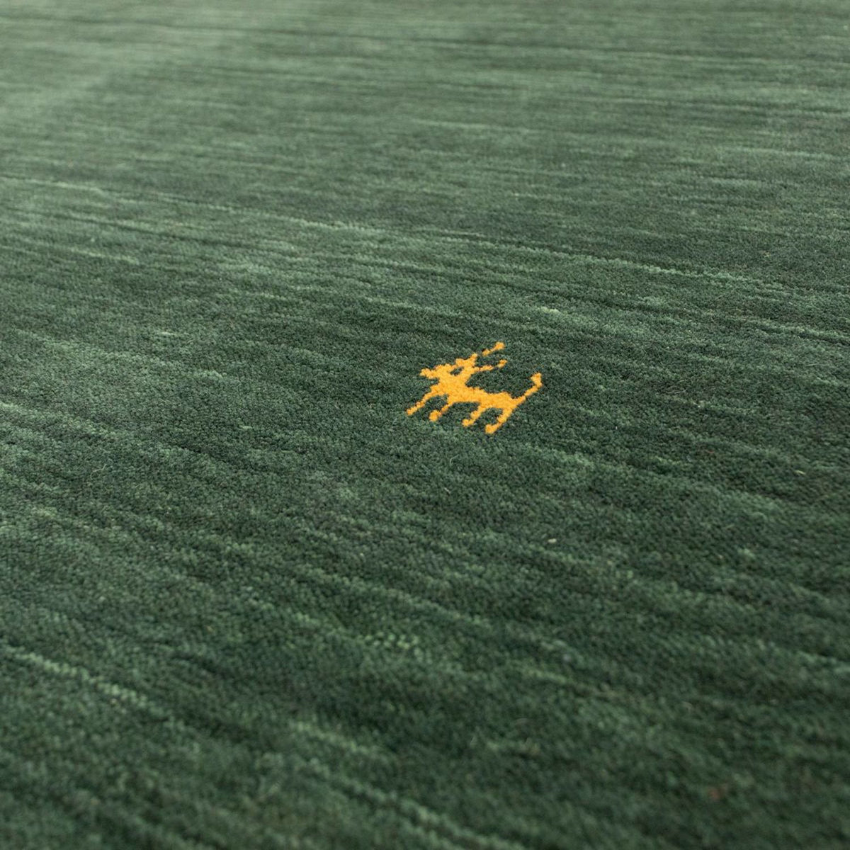 Tappeto Gabbeh - Softy - 160 x 90 cm - verde scuro