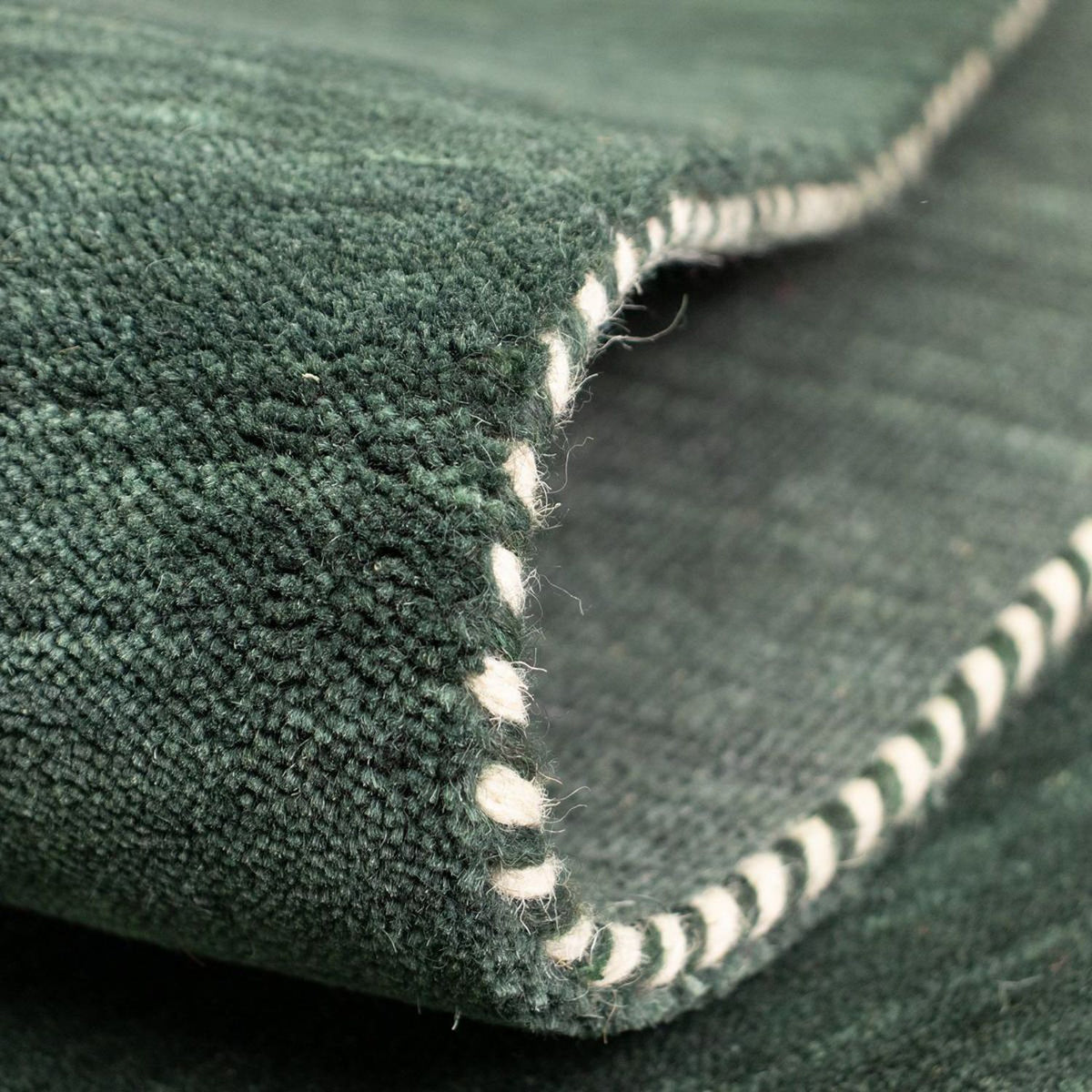 Tappeto Gabbeh - Softy - 160 x 90 cm - verde scuro