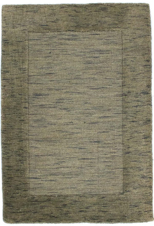 Tappeto di lana - 90 x 60 cm - grigio