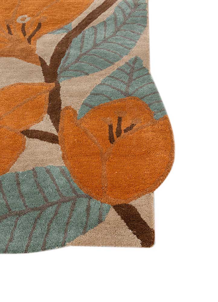 Tappeto di lana forma speciale  - 270 x 180 cm - oro