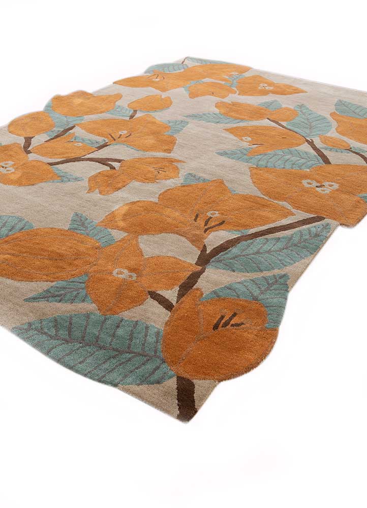 Tappeto di lana forma speciale  - 270 x 180 cm - oro
