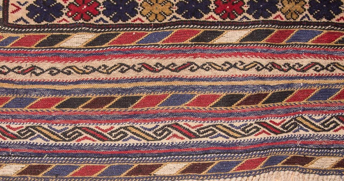 Tappeto Kelim - Vecchio - 276 x 185 cm - beige