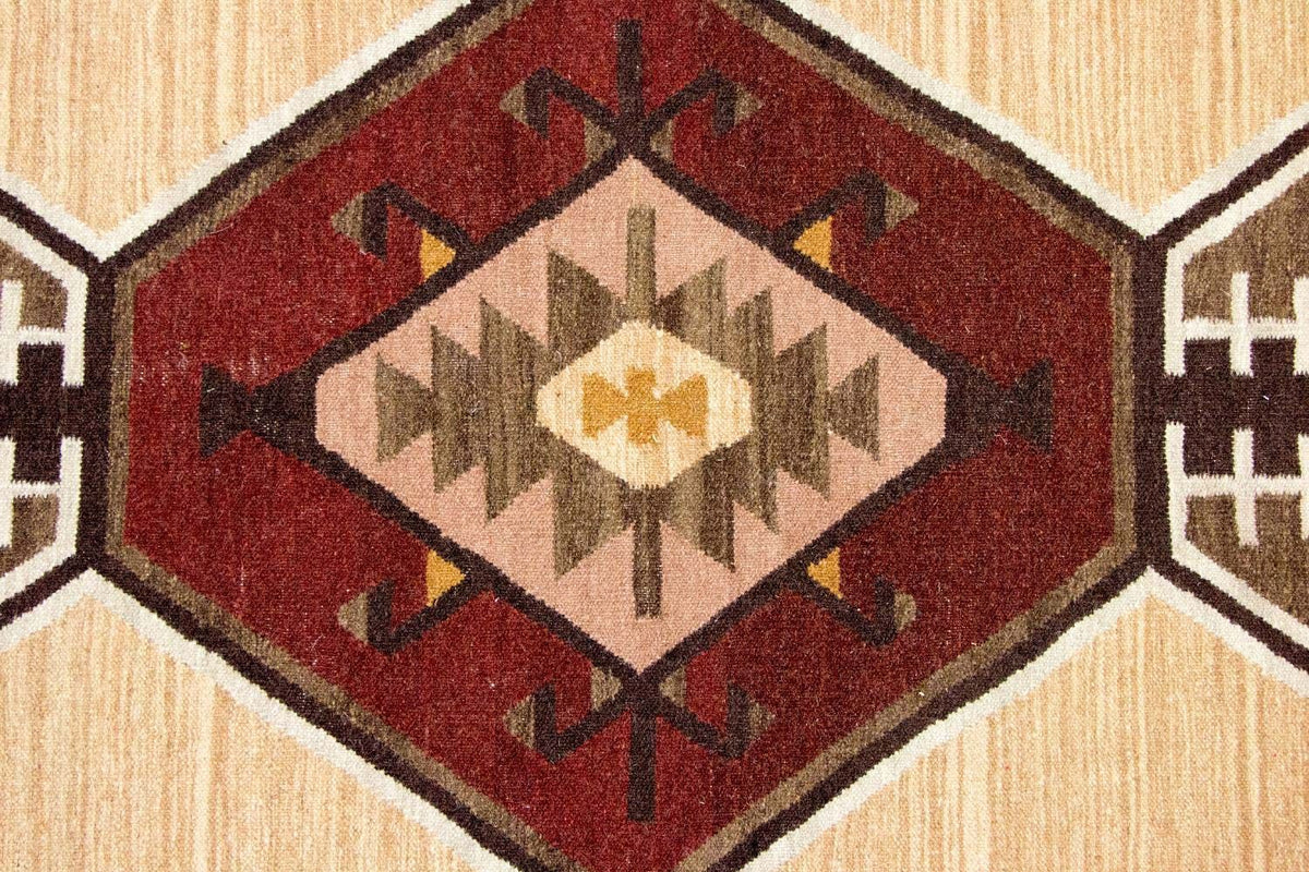 Tappeto Kelim - Tendenza - 187 x 126 cm - giallo