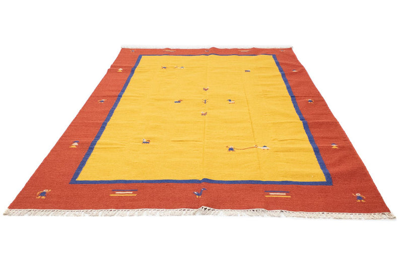 Tappeto Kelim - Tendenza - 300 x 200 cm - giallo